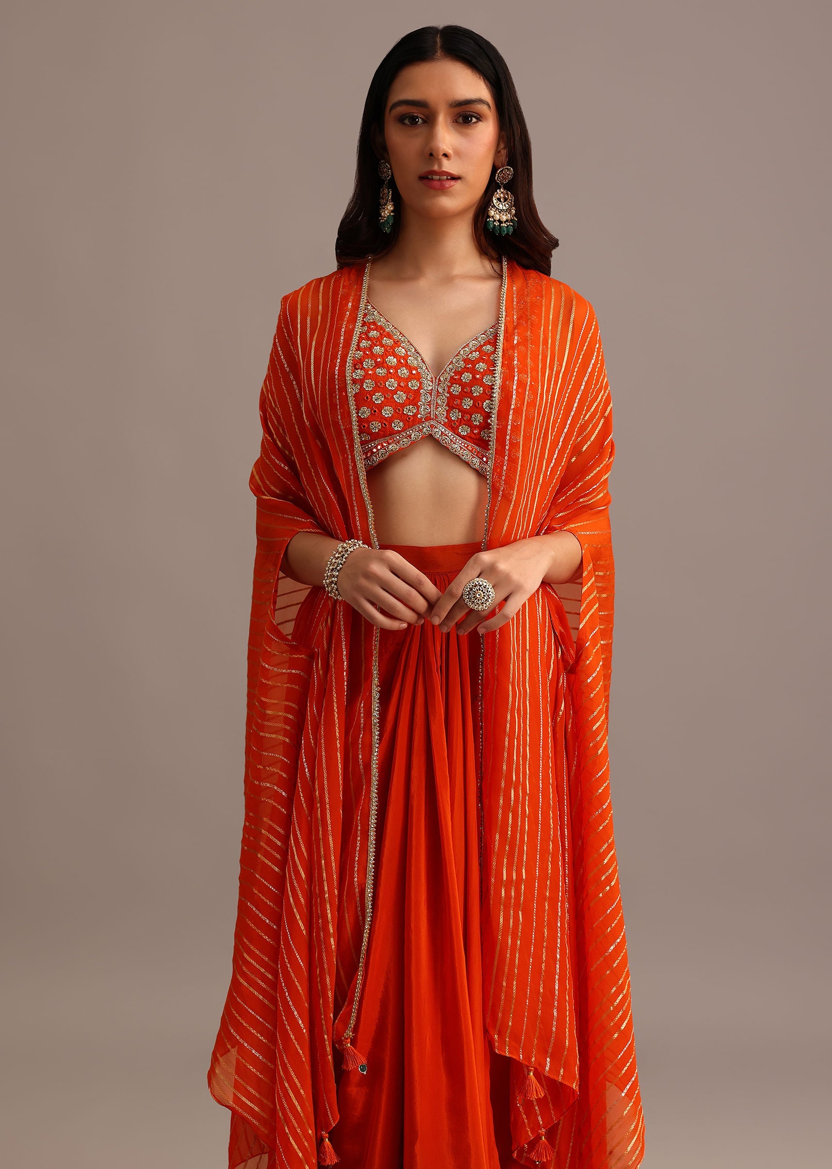 Zarina Tangerine Embroidery Set